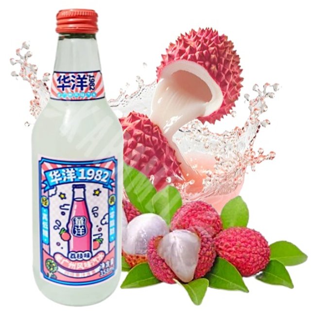 Bebida Gaseificada Sabor Lichia - Importado