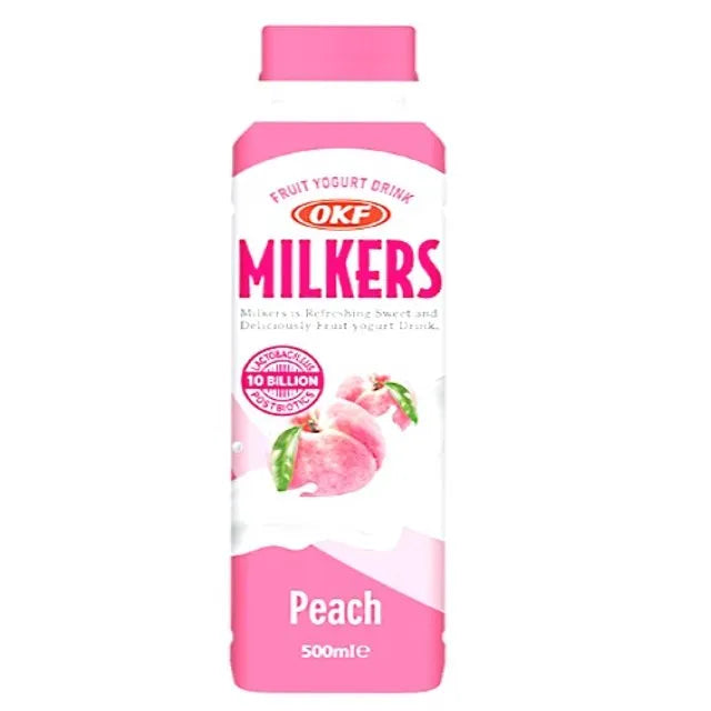 Bebida Fruit Yogurt Drink Milkers Peach OKF - Importado Coreia