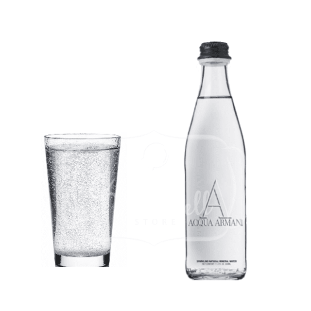 Armani Acqua - Água Mineral de Giorgio Armani - Com Gás - Importado Itália 330ml