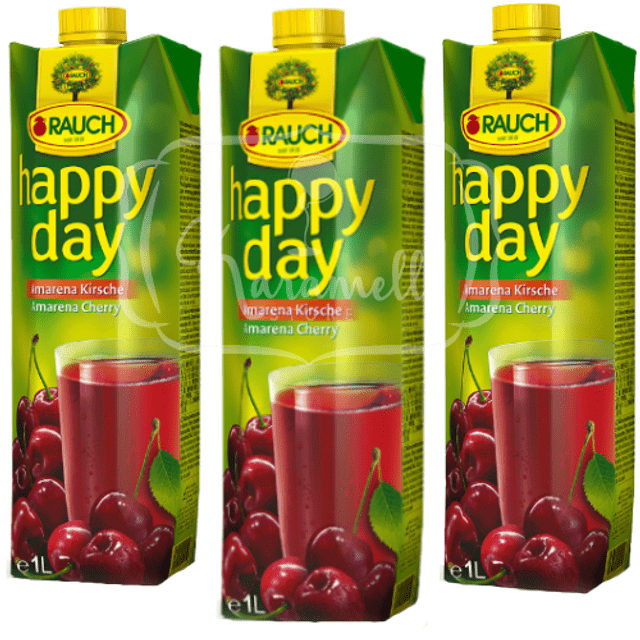 Happy Day Amarena - ATACADO 3 Sucos Cereja Silvestre Importado Hungria