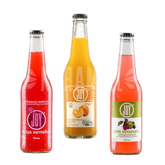 Kit 3 Refrescos Naturais Premium Suco - Joy