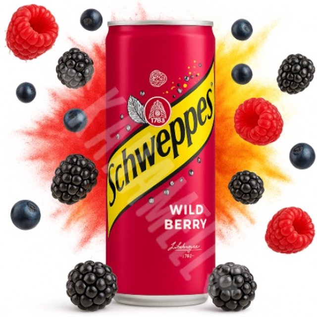 Refrigerante Wild Berry - Schweppes - Importado Polônia