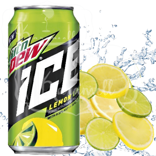 Refrigerante Mountain Dew - Ice Lemon Lime - Importado USA