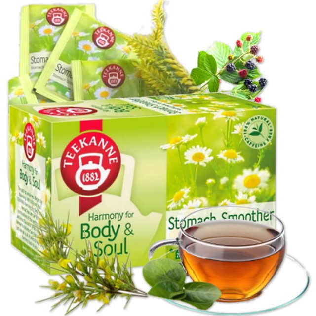 Chá Caffeine Free Stomach Smoother - Teekanne - Importado Alemanha