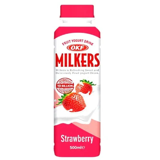 Bebida Fruit Yogurt Drink Milkers Strawberry - OKF - Importado Coreia