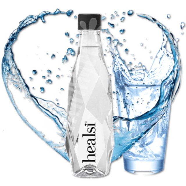 Agua Healsi Cristal Natural 1L - Importado Portugal