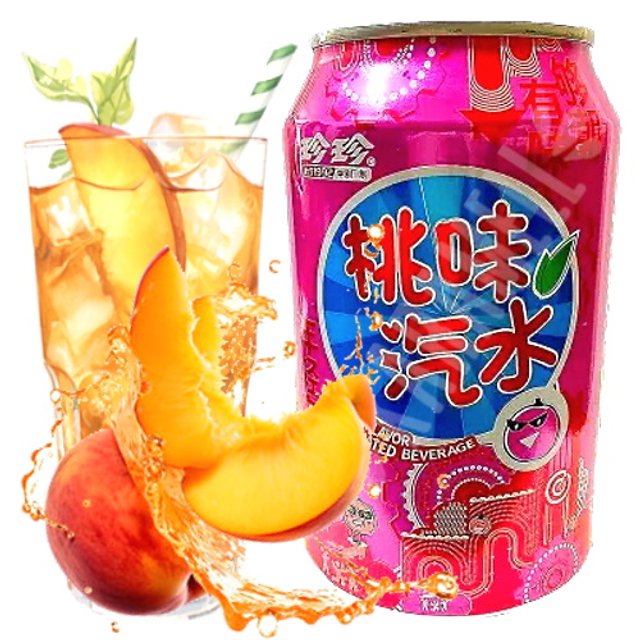 Bebida Gaseificada sabor Pêssego Soda - Importado