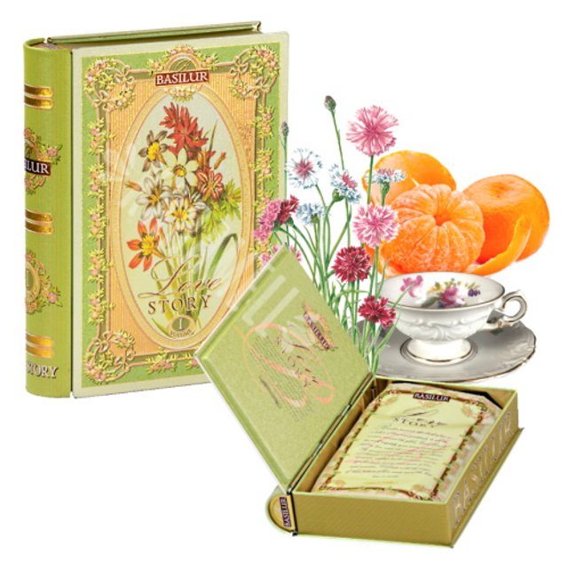 Chá em Lata Basilur - Love Story Volume I - Importado Sri Lanka