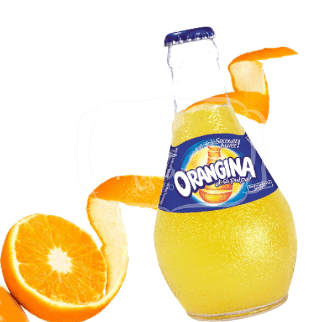 Orangina - Suco de Laranja - Garrafa de Vidro - Importado da França