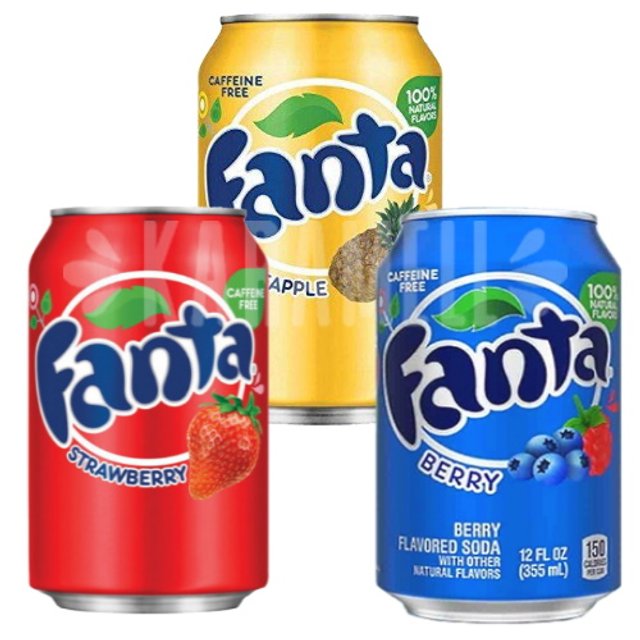 Kit Box Refrigerantes 3 Sabores Fanta - Importado