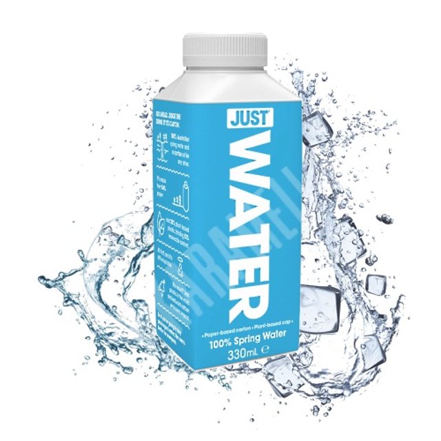 Água Natural Just Water 330ml - Importado dos EUA