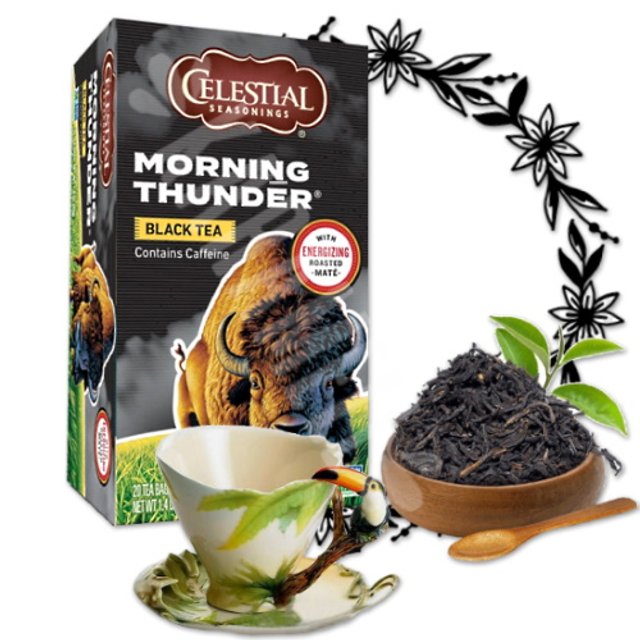 Black Tea Morning Thunder - Chá Celestial - Importado EUA