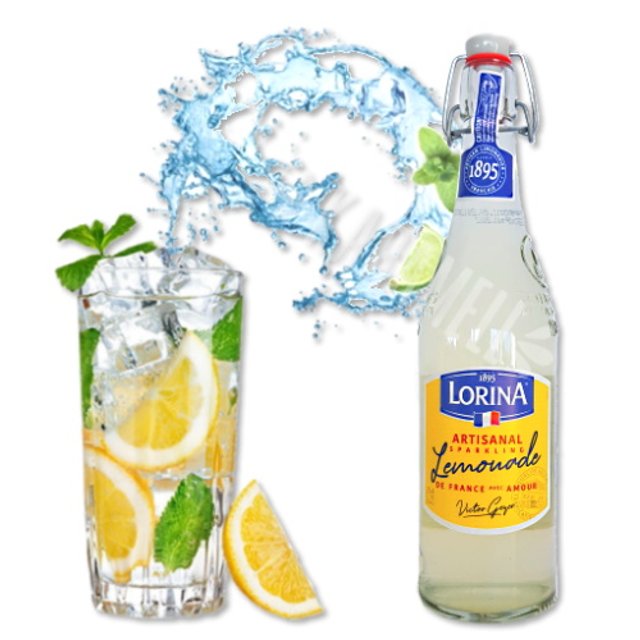 Água com Gás Saborizada Lemonade - Lorina - França