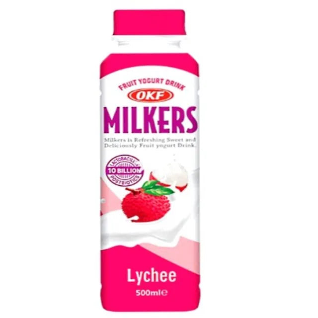 Bebida Fruit Yogurt Drink Milkers Lychee - OKF - Importado Coreia
