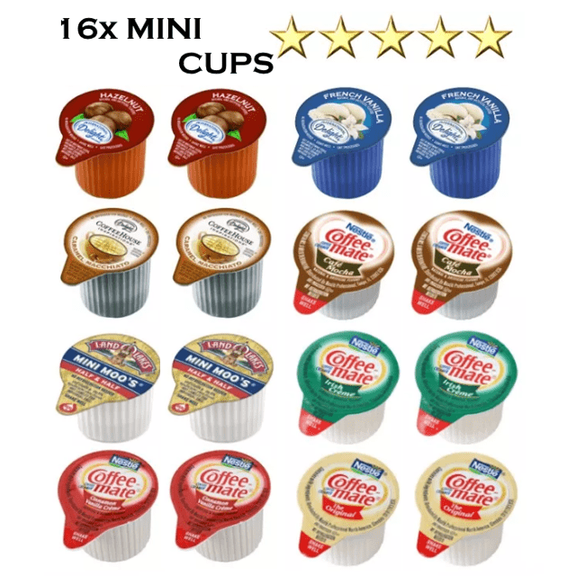 16x Coffee Mate E Delight - Super Combo Premium Degustação