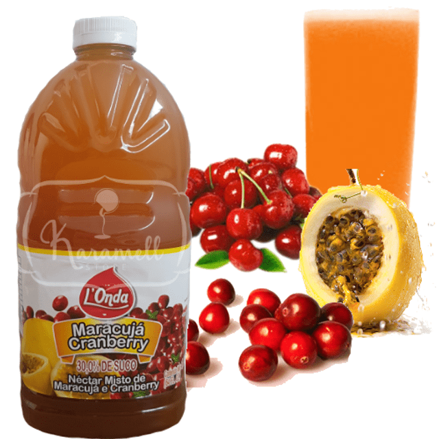 Nectar de Maracujá e Cranberry L'onda - Suco - Importado do Peru