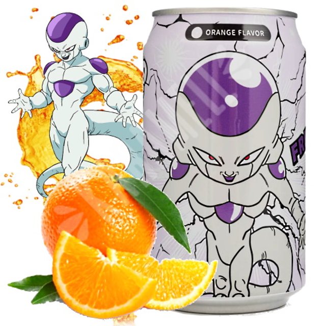 Refrigerante Dragon Ball Frieza - Sabor Laranja - Importado