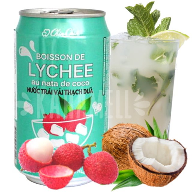 Suco Lichia com Pedaços Gelatina de Coco - King Lucky - Importado