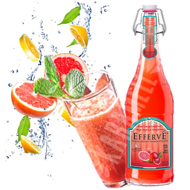 Água Com Gás Saborizada Blood Orange Grapefruit - Effervé - França