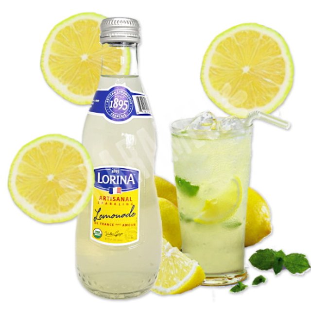 Água com Gás Saborizada Lemonade - Lorina - Importado França