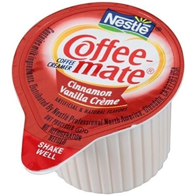 10x Mini Cups Coffee Mate Cinnamon Vanilla - Essência para Café