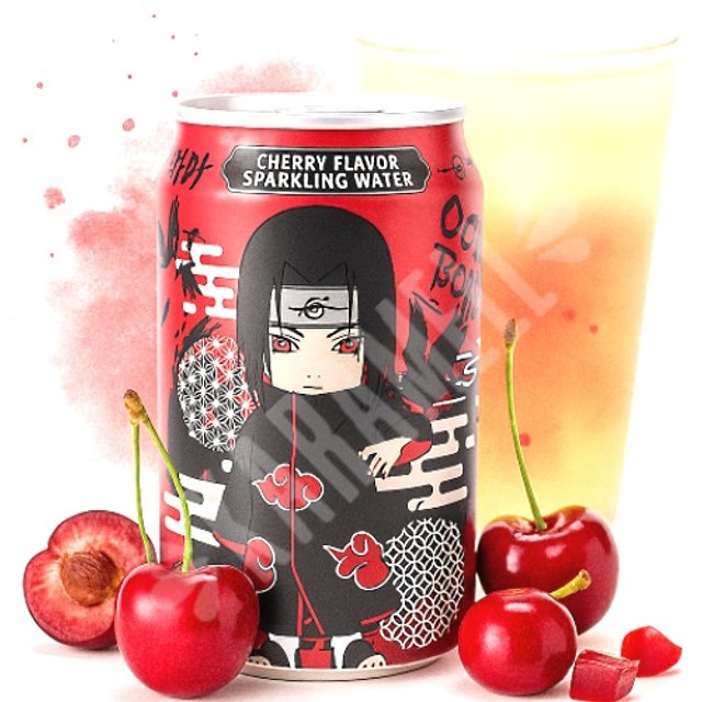 Refrigerante Ocean Bomb Cherry Flavor Naruto Shippuden - Importado