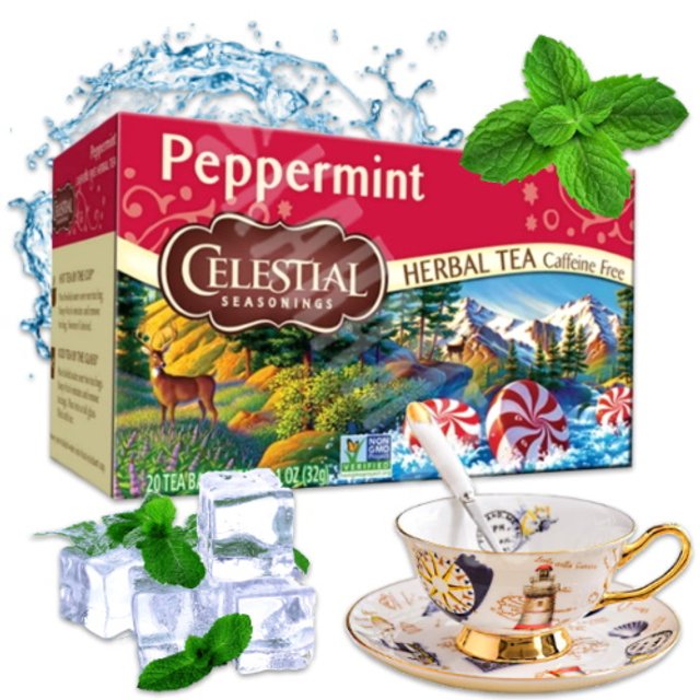 Herbal Tea Peppermint - Chá Celestial - Importado EUA