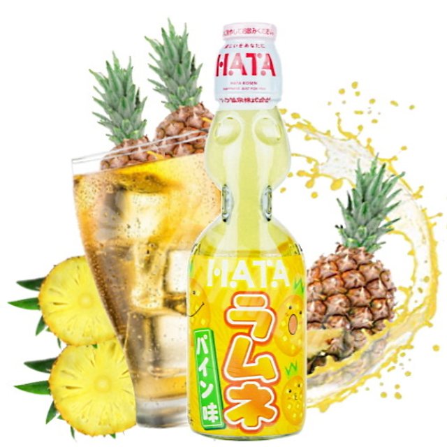Refrigerante Ramune Sabor Abacaxi Soda - Importado