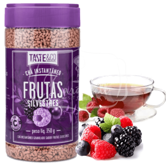 Taste&Co; Wild Fruits Tea - Chá Instantâneo Frutas Silvestres Importado