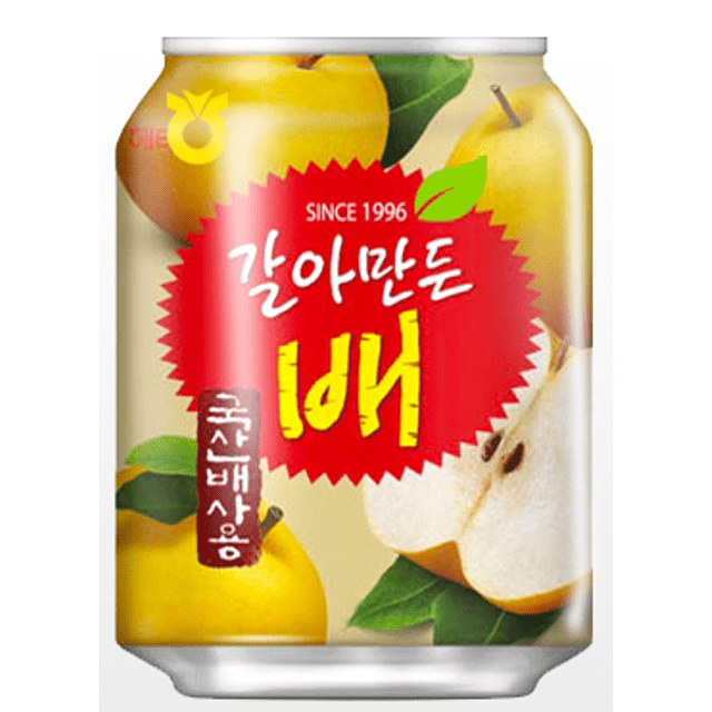 Crushed Pear Juice - Suco de Pera Com Pedacinhos da Fruta - Importado da Coreia