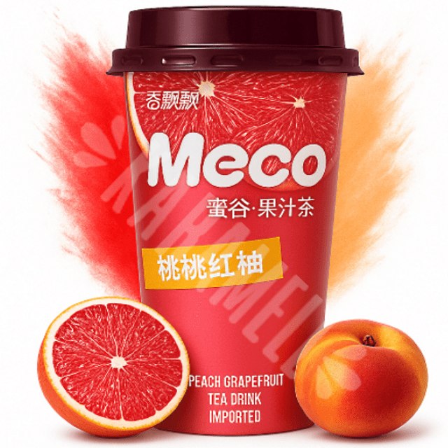 Meco Chá Bebida com Toranja Vermelha e Pèssego - Importado