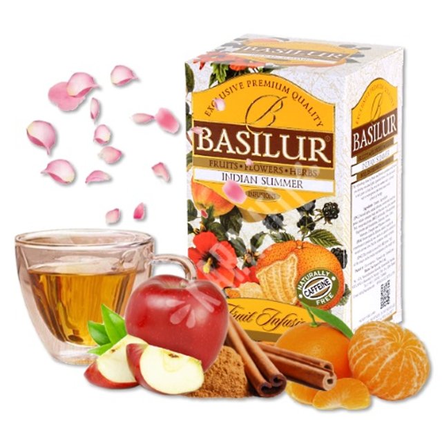 Chá Basilur - Fruit Infusions Indian Summer - Importado Sri Lanka