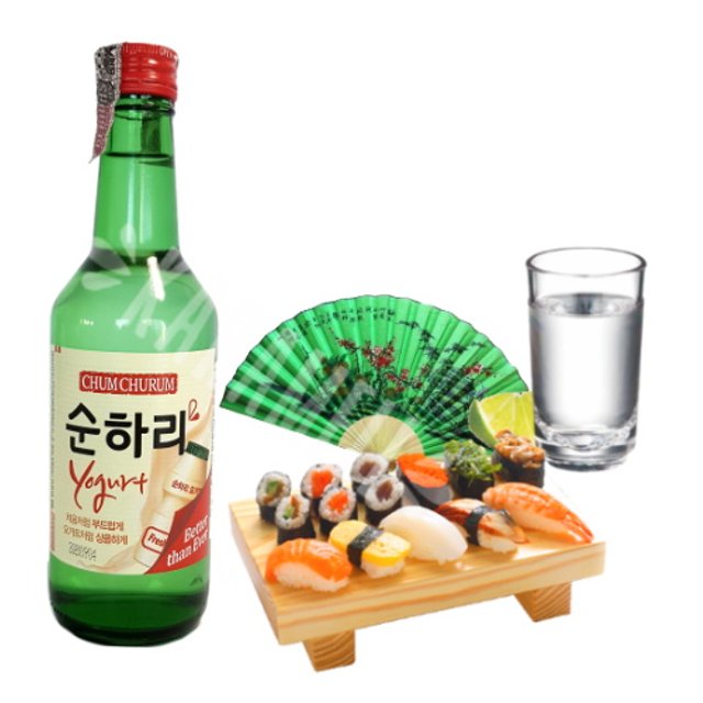 Bebida Destilada Soju Chum Churum - Yogurt - Importado Coréia