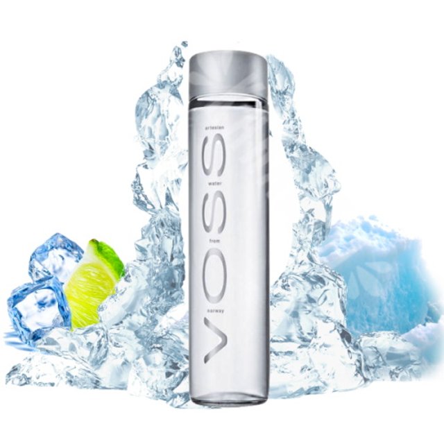 Água Voss Artesian Water - Mineral Sem Gás 375ml - Noruega