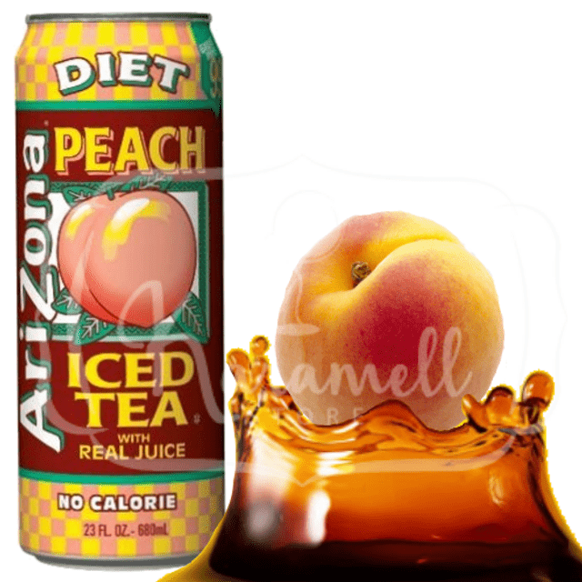 Arizona Diet Iced Tea Peach Real Juice - Bebida Importada dos Estados Unidos