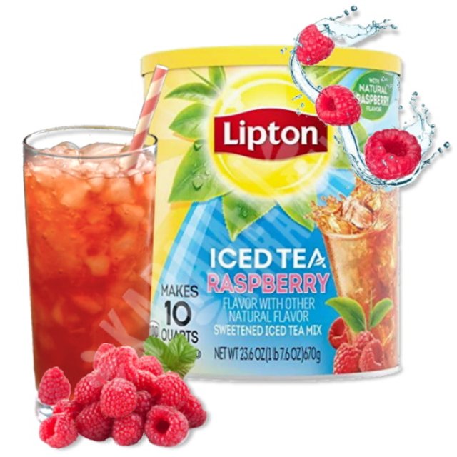 Raspberry Iced Tea - Lipton - Chá Gelado - Importado EUA