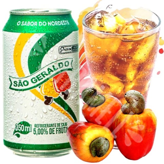 Refrigerante de Caju São Geraldo - Lata 350ml