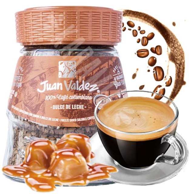 Café Solúvel Liofilizado Juan Valdez Dulce de Leche - Colômbia