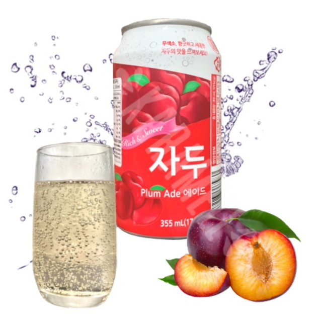 Refrigerante Rich & Sweet Plum Ade Ilhwa - Importado Coreia