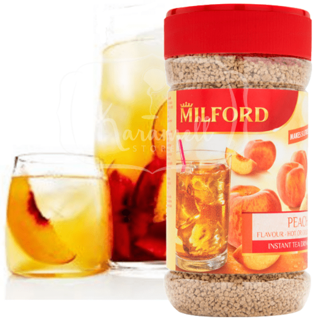 Milford Tea Peach - Chá instantâneo de Pêssego - Importado da Alemanha