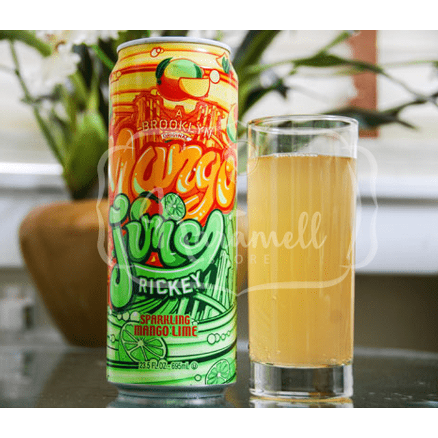 Arizona Mango Lime Rickey - Refrigerante Manga e Limão - Importado EUA