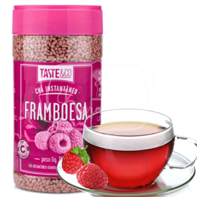 Taste&Co; Raspberry Tea - Chá Instantâneo Framboesa - Importado Polônia