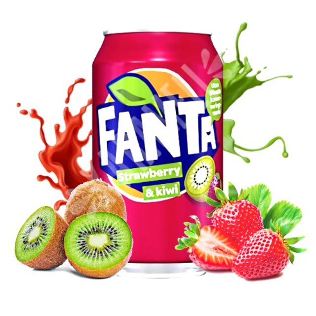Fanta Strawberry & Kiwi - Refrigerante - Importado da Alemanha