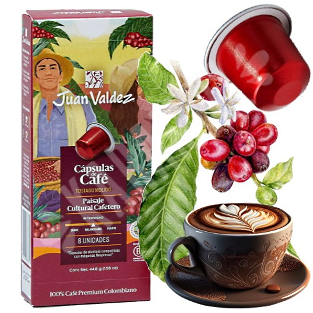 Café Juan Valdez Paisaje Cafetero Balanceado - Cápsulas Nespresso - Importado Colômbia