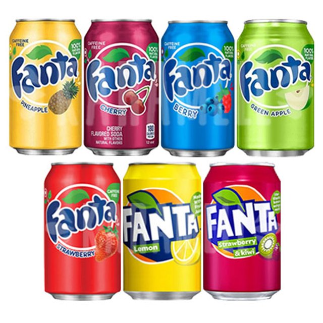 Box Cristal Mix N.07 - 7 Refrigerantes Fanta - Importado