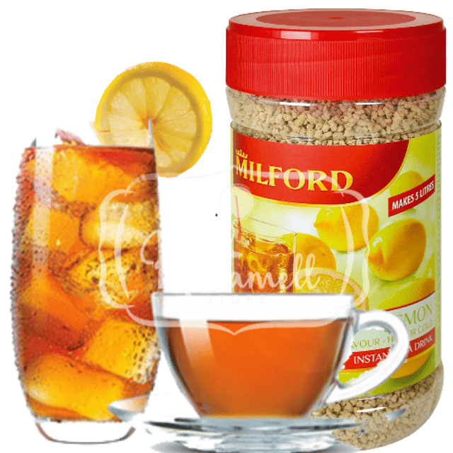 Milford Tea Lemon - Chá Instantâneo Limão 400g - Importado da Alemanha