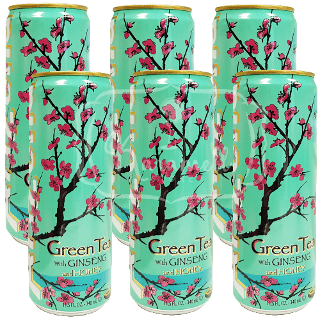 Arizona Original Green Tea ATACADO 6 - Chá Verde e Mel Importado EUA