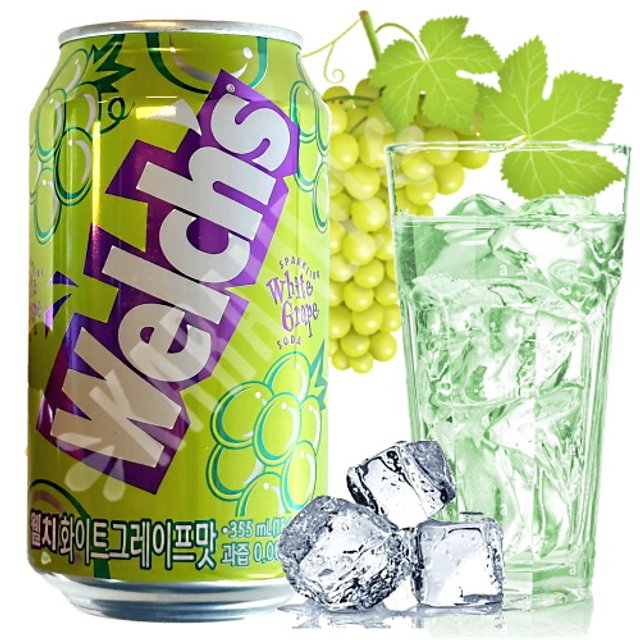 Refrigerante Welchs White Grape Soda - Nongshim - Importado Coreia