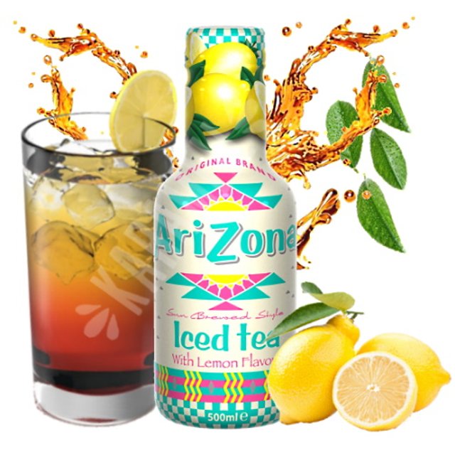 Arizona Iced Tea With Lemon Flavor - Chá Preto com Suco de Limão