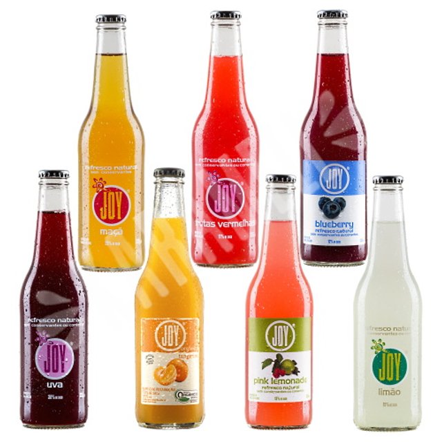 Kit 7 Melhores Refrescos Naturais Premium Suco - Joy